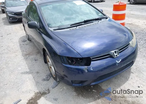 2007 Honda Civic Ex from USA, damaged, VIN 2HGFG12857H575345